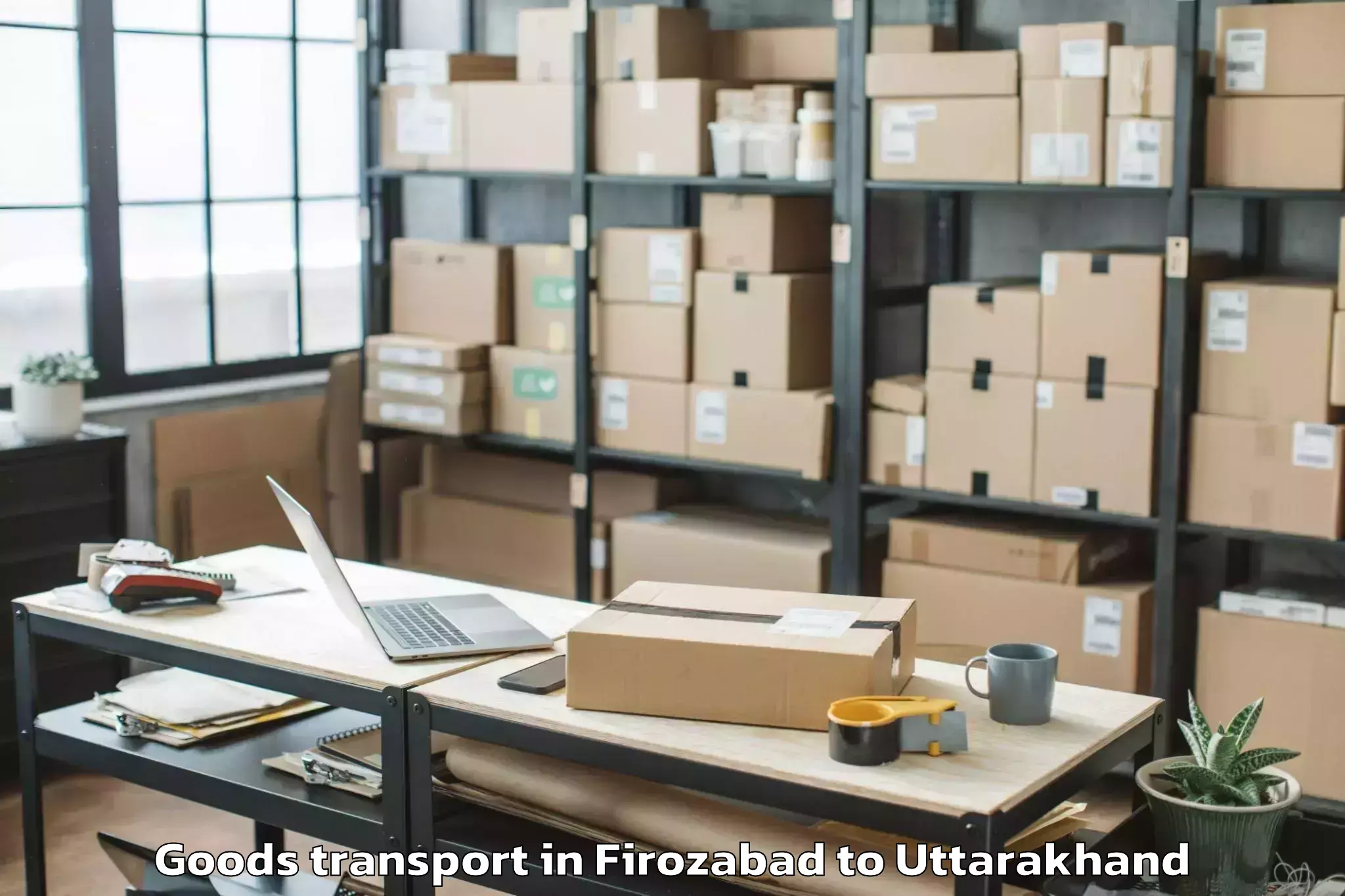 Professional Firozabad to Doon University Dehradun Goods Transport